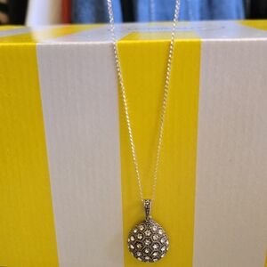Elegant Sterling Silver Pendant Necklace